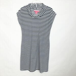 Csilla Somogyi Cowl Neck Striped Dress Size M